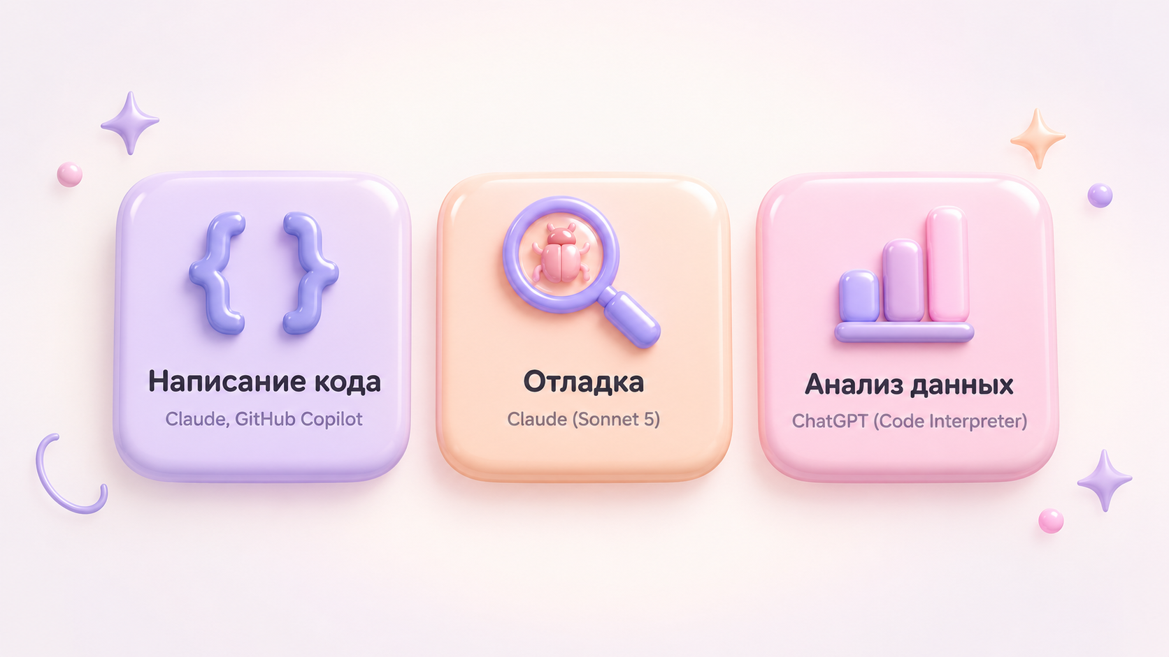 Шпаргалка: какой ИИ выбрать для написания кода, отладки или анализа данных на Python