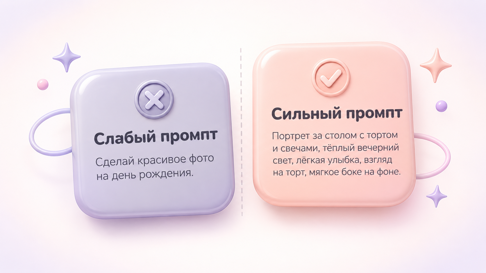 Промпты для генерации праздничных фото на день рождения
